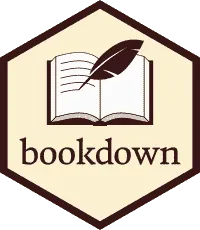 Bookdown R package logo