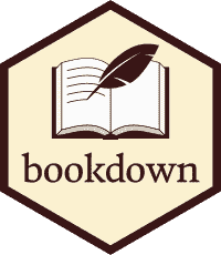 Bookdown R package logo