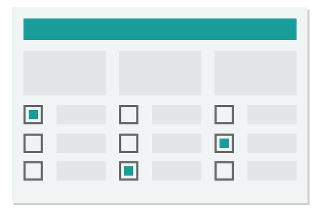 random survey with ticked values