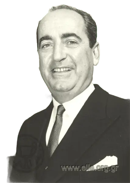 Konstantinos Mitsotakis, black and white photograph